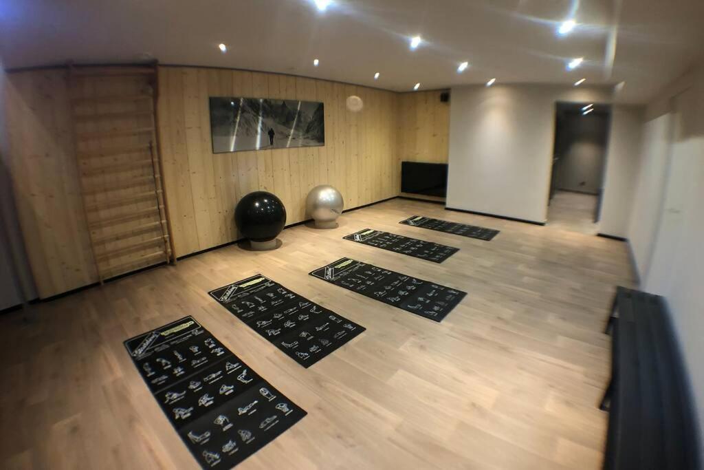 Chic Appart 6 Pers Dans Residence Luxueuse "La Cordee" Wellness Gym Piscine Ouvert Et Teletravail Шамони Екстериор снимка